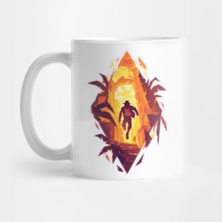 Escape in the Wild - Diamond Frame - Indy Mug